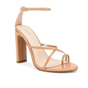 RAYE Lark Heel in Tan
Size 9